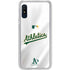 MLB Oakland Athletics Home Jersey Galaxy A10e Clear Case