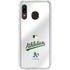 MLB Oakland Athletics Home Jersey Galaxy A20 Clear Case