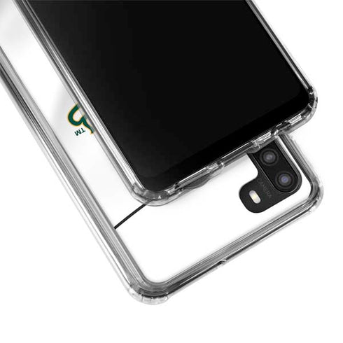 MLB Oakland Athletics Home Jersey Galaxy A21 Clear Case