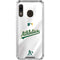 MLB Oakland Athletics Home Jersey Galaxy A30 Clear Case
