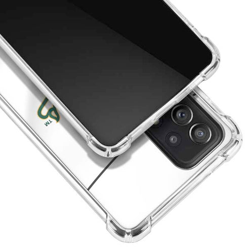 MLB Oakland Athletics Home Jersey Galaxy A52 5G Clear Case