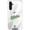 MLB Oakland Athletics Home Jersey Galaxy A54 5G Clear Case