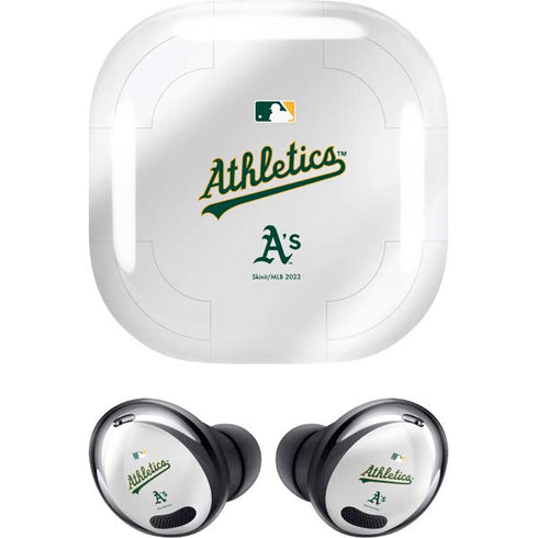 MLB Oakland Athletics Home Jersey Galaxy Buds Pro Skin