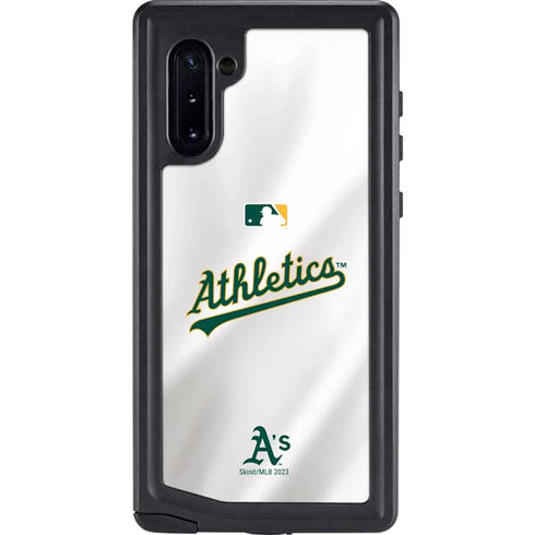 MLB Oakland Athletics Home Jersey Galaxy Note 10 Waterproof Case