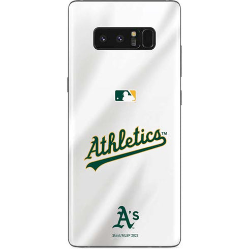MLB Oakland Athletics Home Jersey Galaxy Note 8 Skin