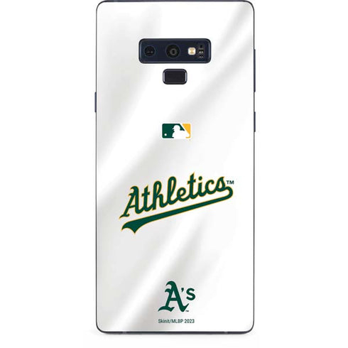 MLB Oakland Athletics Home Jersey Galaxy Note 9 Skin