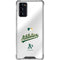MLB Oakland Athletics Home Jersey Galaxy Note20 5G Clear Case