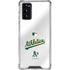 MLB Oakland Athletics Home Jersey Galaxy Note20 5G Clear Case