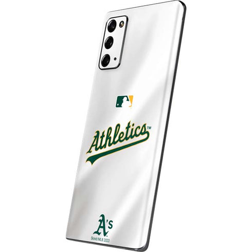 MLB Oakland Athletics Home Jersey Galaxy Note20 5G Skin