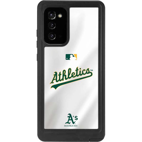 MLB Oakland Athletics Home Jersey Galaxy Note20 5G Waterproof Case