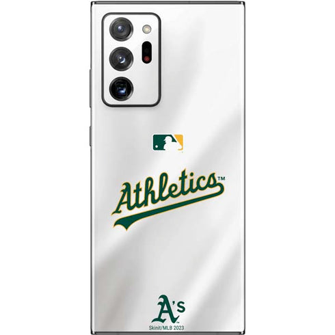 MLB Oakland Athletics Home Jersey Galaxy Note20 Ultra 5G Skin