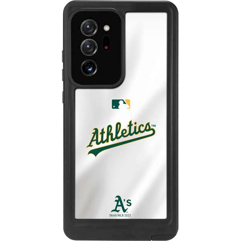 MLB Oakland Athletics Home Jersey Galaxy Note20 Ultra 5G Waterproof Case