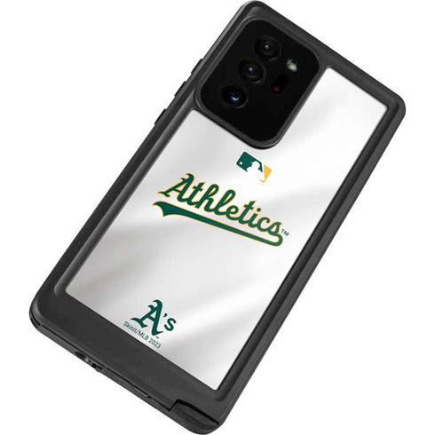 MLB Oakland Athletics Home Jersey Galaxy Note20 Ultra 5G Waterproof Case