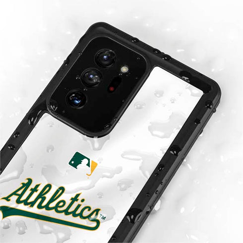 MLB Oakland Athletics Home Jersey Galaxy Note20 Ultra 5G Waterproof Case