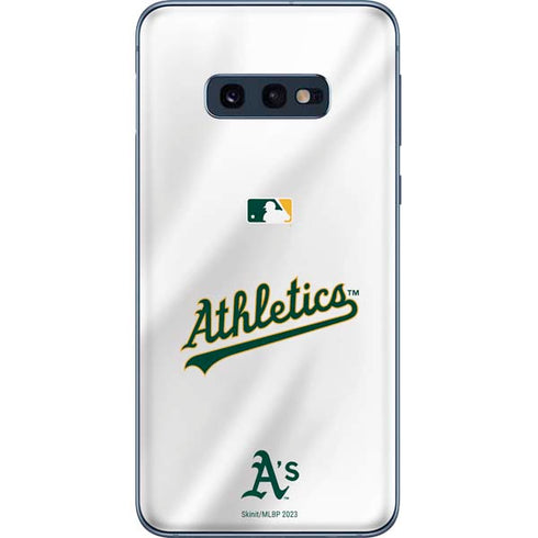 MLB Oakland Athletics Home Jersey Galaxy S10e Skin
