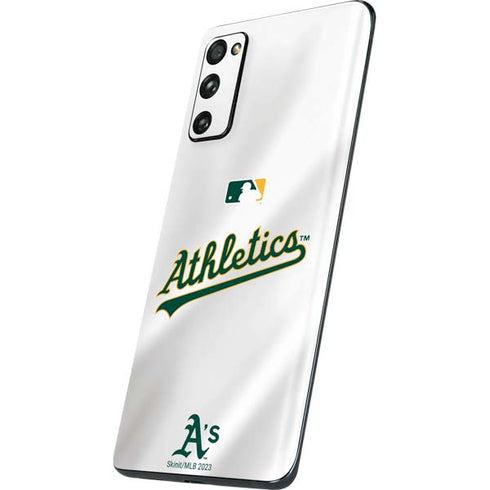 MLB Oakland Athletics Home Jersey Galaxy S20 Fan Edition Skin