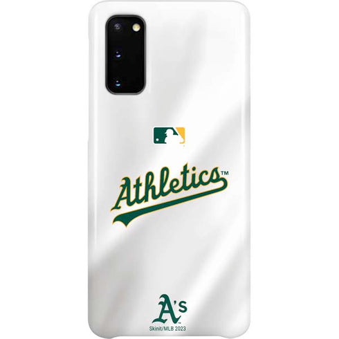 MLB Oakland Athletics Home Jersey Galaxy S20 Lite Case