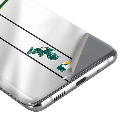 MLB Oakland Athletics Home Jersey Galaxy S20 Skin