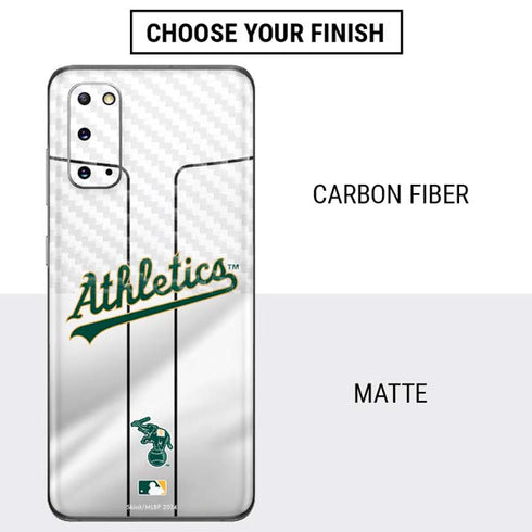 MLB Oakland Athletics Home Jersey Galaxy S20 Skin