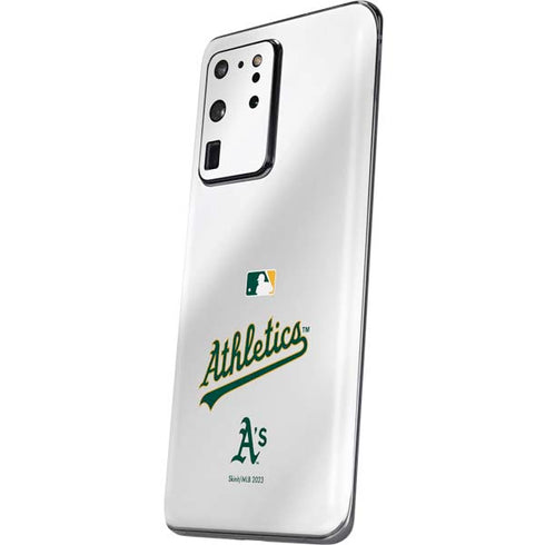 MLB Oakland Athletics Home Jersey Galaxy S20 Ultra 5G Skin