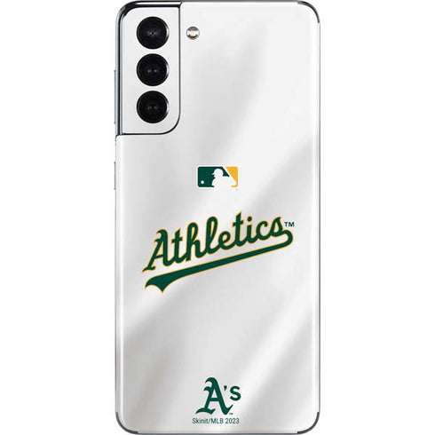 MLB Oakland Athletics Home Jersey Galaxy S21 5G Skin