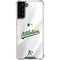 MLB Oakland Athletics Home Jersey Galaxy S21 FE Clear Case