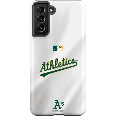 MLB Oakland Athletics Home Jersey Galaxy S21 Plus 5G Pro Case