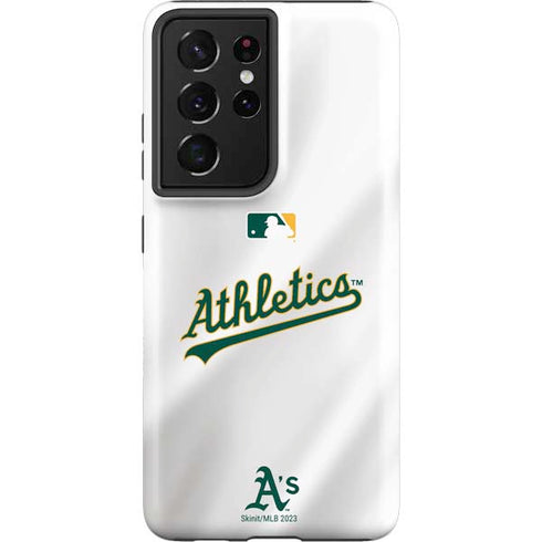 MLB Oakland Athletics Home Jersey Galaxy S21 Ultra 5G Pro Case