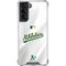 MLB Oakland Athletics Home Jersey Galaxy S22 Clear Case