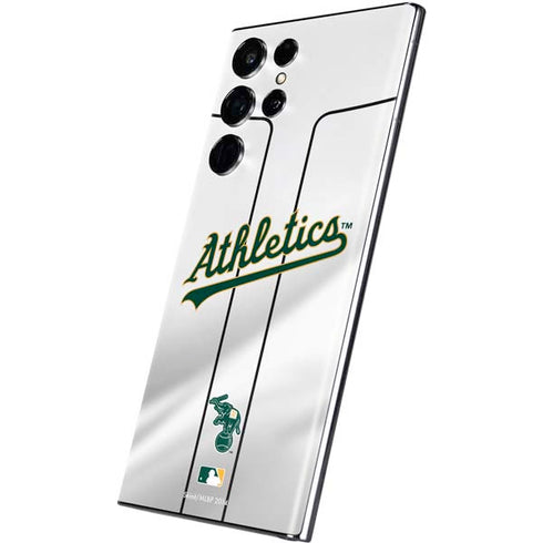 MLB Oakland Athletics Home Jersey Galaxy S22 Ultra Skin