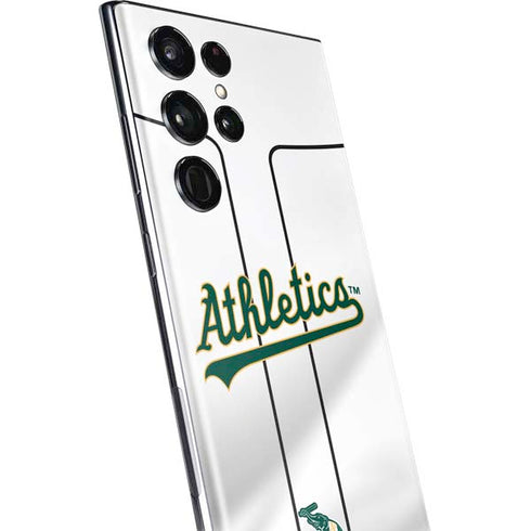MLB Oakland Athletics Home Jersey Galaxy S22 Ultra Skin