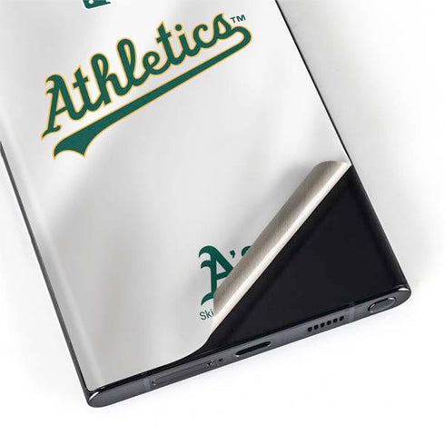MLB Oakland Athletics Home Jersey Galaxy S22 Ultra Skin