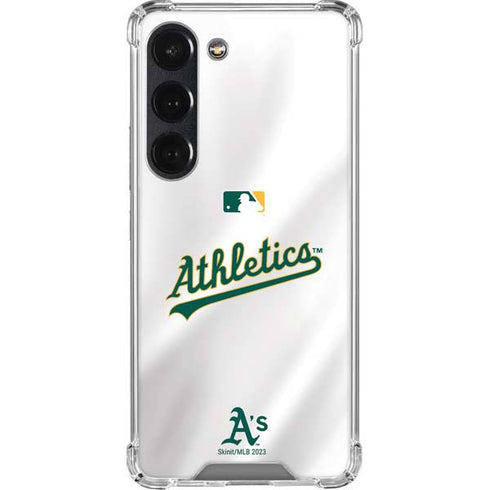 MLB Oakland Athletics Home Jersey Galaxy S23 Clear Case