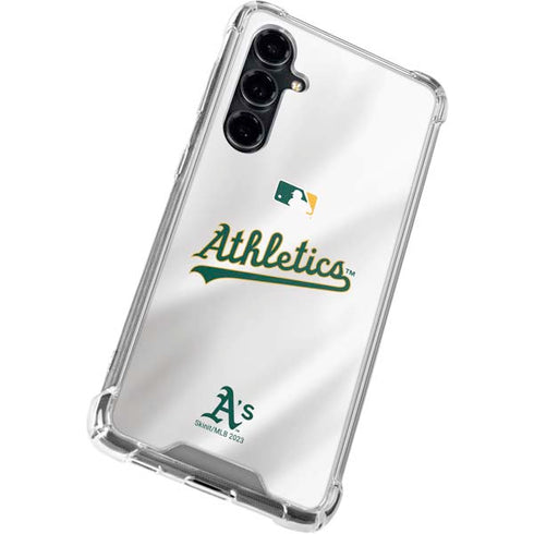 MLB Oakland Athletics Home Jersey Galaxy S23 FE Clear Case