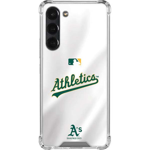 MLB Oakland Athletics Home Jersey Galaxy S23 Plus Clear Case