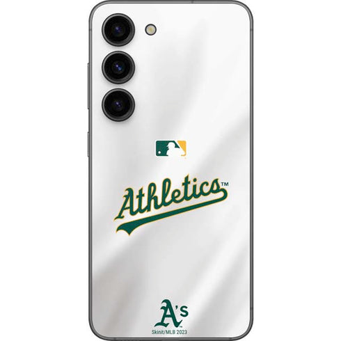 MLB Oakland Athletics Home Jersey Galaxy S23 Skin