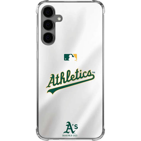 MLB Oakland Athletics Home Jersey Galaxy S24 Plus Clear Case