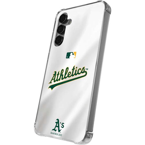 MLB Oakland Athletics Home Jersey Galaxy S24 Plus Clear Case