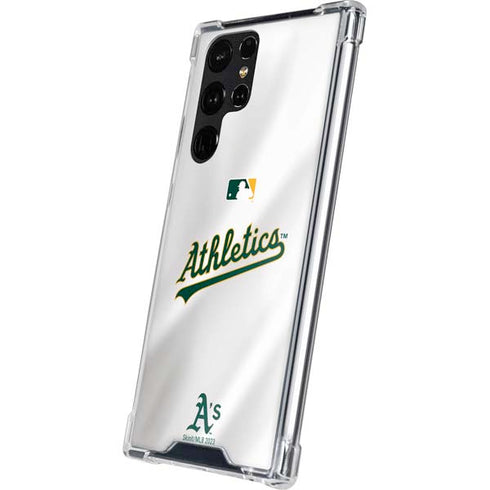 MLB Oakland Athletics Home Jersey Galaxy S24 Ultra Clear Case