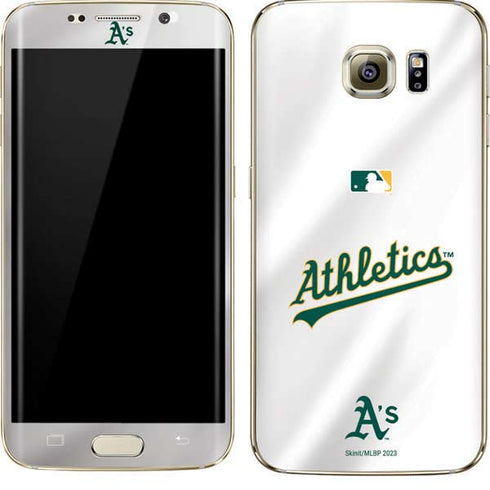 MLB Oakland Athletics Home Jersey Galaxy S7 Edge Skin