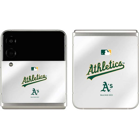 MLB Oakland Athletics Home Jersey Galaxy Z Flip3 5G Skin