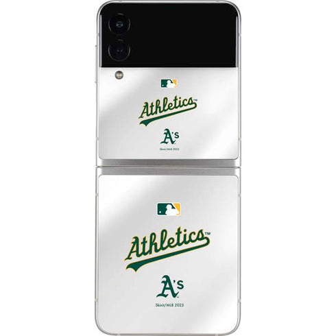 MLB Oakland Athletics Home Jersey Galaxy Z Flip3 5G Skin