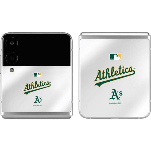 MLB Oakland Athletics Home Jersey Galaxy Z Flip4 5G Skin