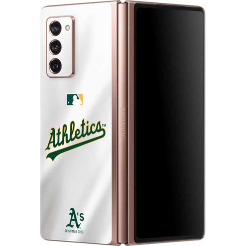 MLB Oakland Athletics Home Jersey Galaxy Z Fold2 5G Skin