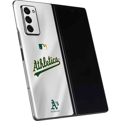 MLB Oakland Athletics Home Jersey Galaxy Z Fold2 5G Skin