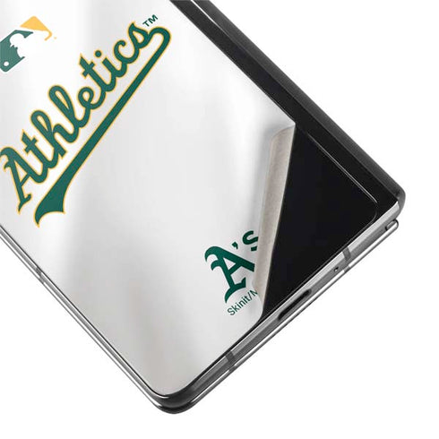 MLB Oakland Athletics Home Jersey Galaxy Z Fold2 5G Skin