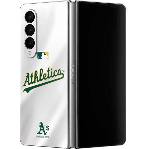MLB Oakland Athletics Home Jersey Galaxy Z Fold4 5G Skin