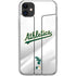 MLB Oakland Athletics Home Jersey iPhone 11 Clear Case