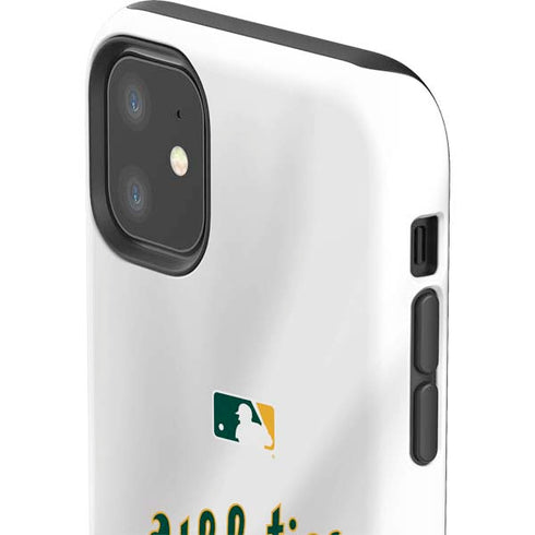 MLB Oakland Athletics Home Jersey iPhone 11 Impact Case