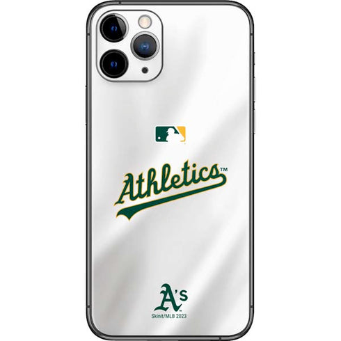 MLB Oakland Athletics Home Jersey iPhone 11 Pro Skin